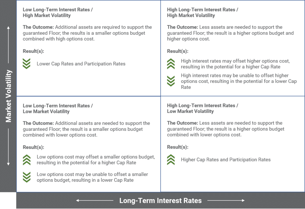 Indexed Universal Life Insurance Options Factors (IUL)